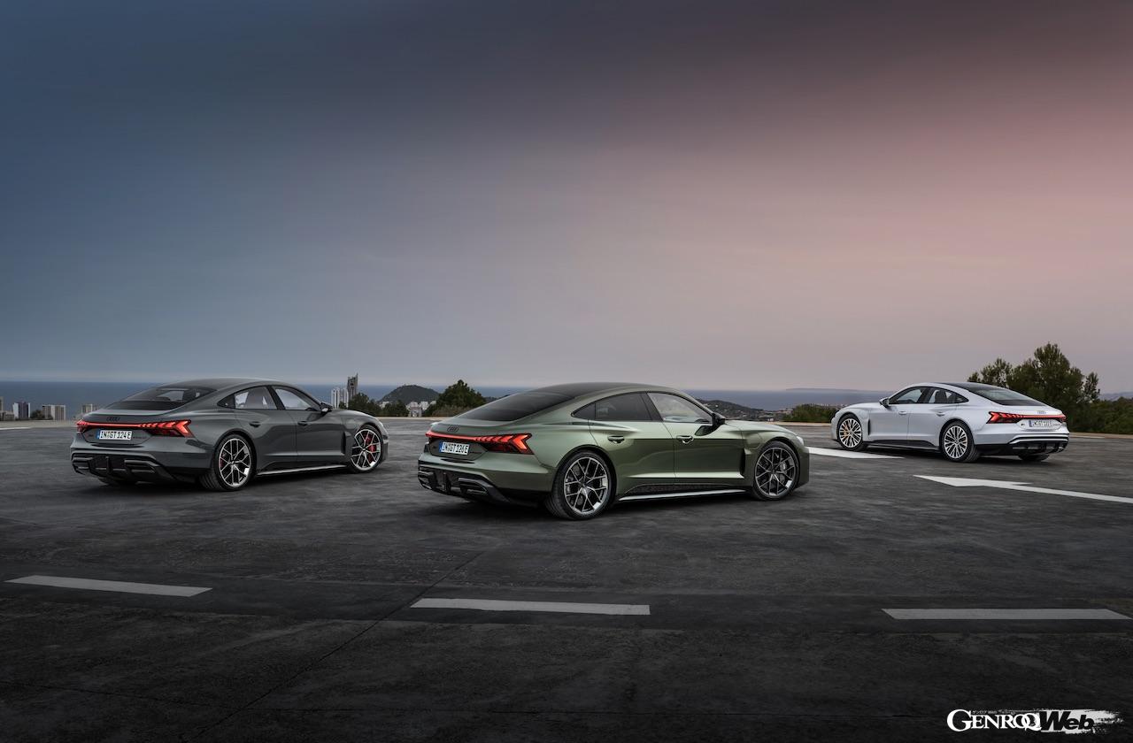 アウディ最強EV「アウディ RS e-tron GT パフォーマンス」のエクステリア。