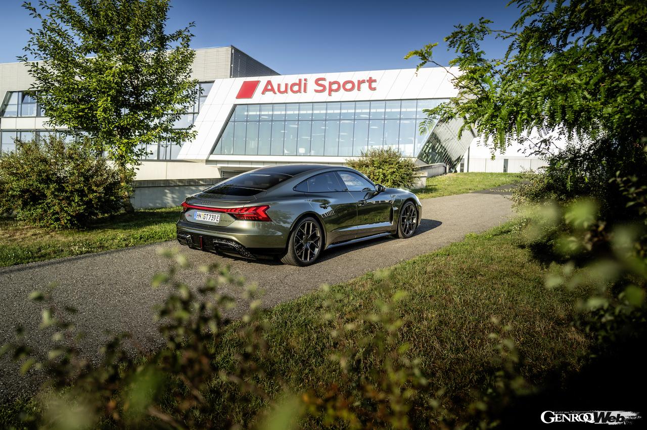 アウディ最強EV「アウディ RS e-tron GT パフォーマンス」のエクステリア。