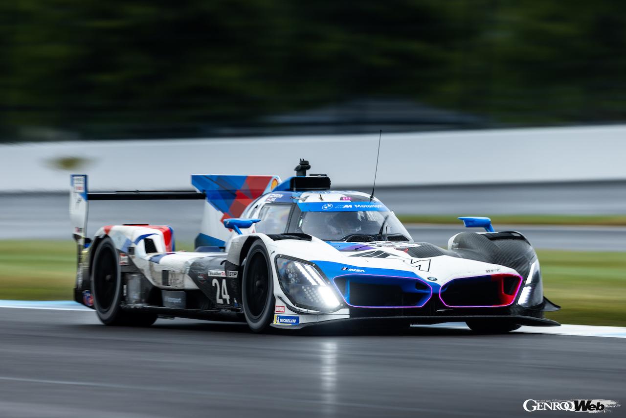 IMSA第10戦「TireRack.com・バトル・オン・ザ・ブリックス」で勝利を飾った、BMW M ハイブリッド V8 24号車。