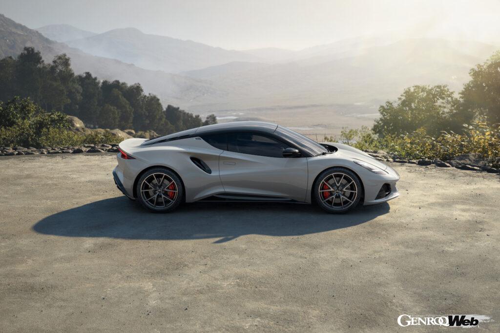 ラインナップ唯一の内燃機関搭載モデル、「ロータス エミーラ」の2025年モデル。