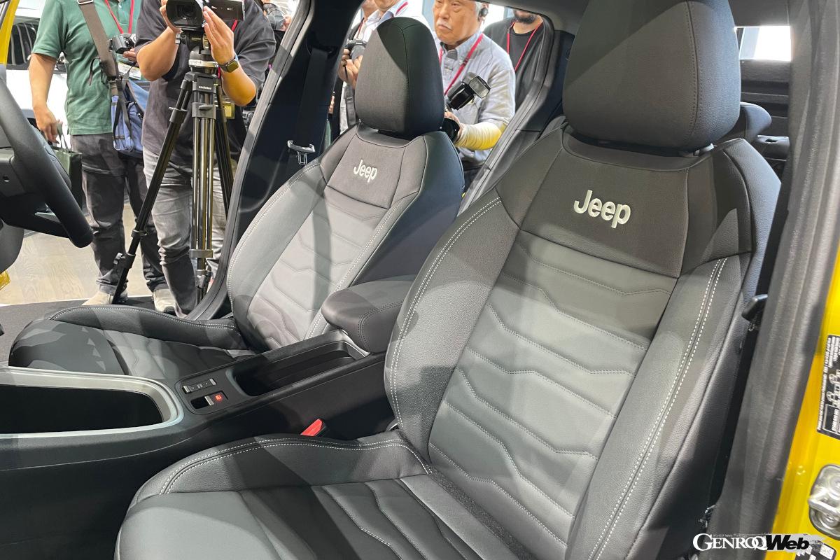 シートヒーター付きのレーザーシートが標準で装備される。