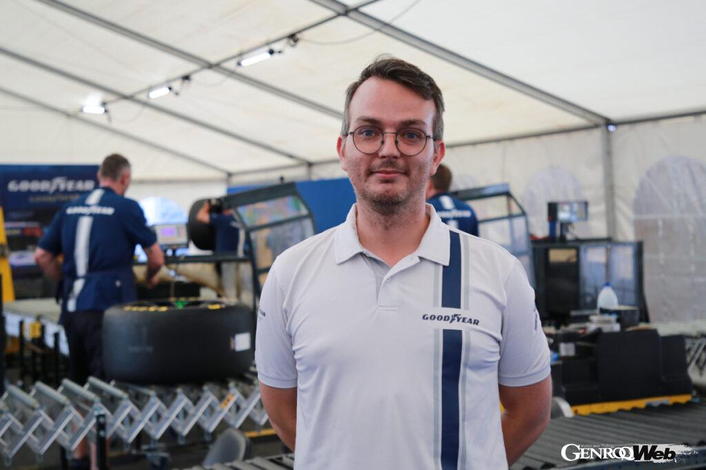 グッドイヤーの耐久レース部門でテスティングマネージャーを務めるジョアン・コエル氏。