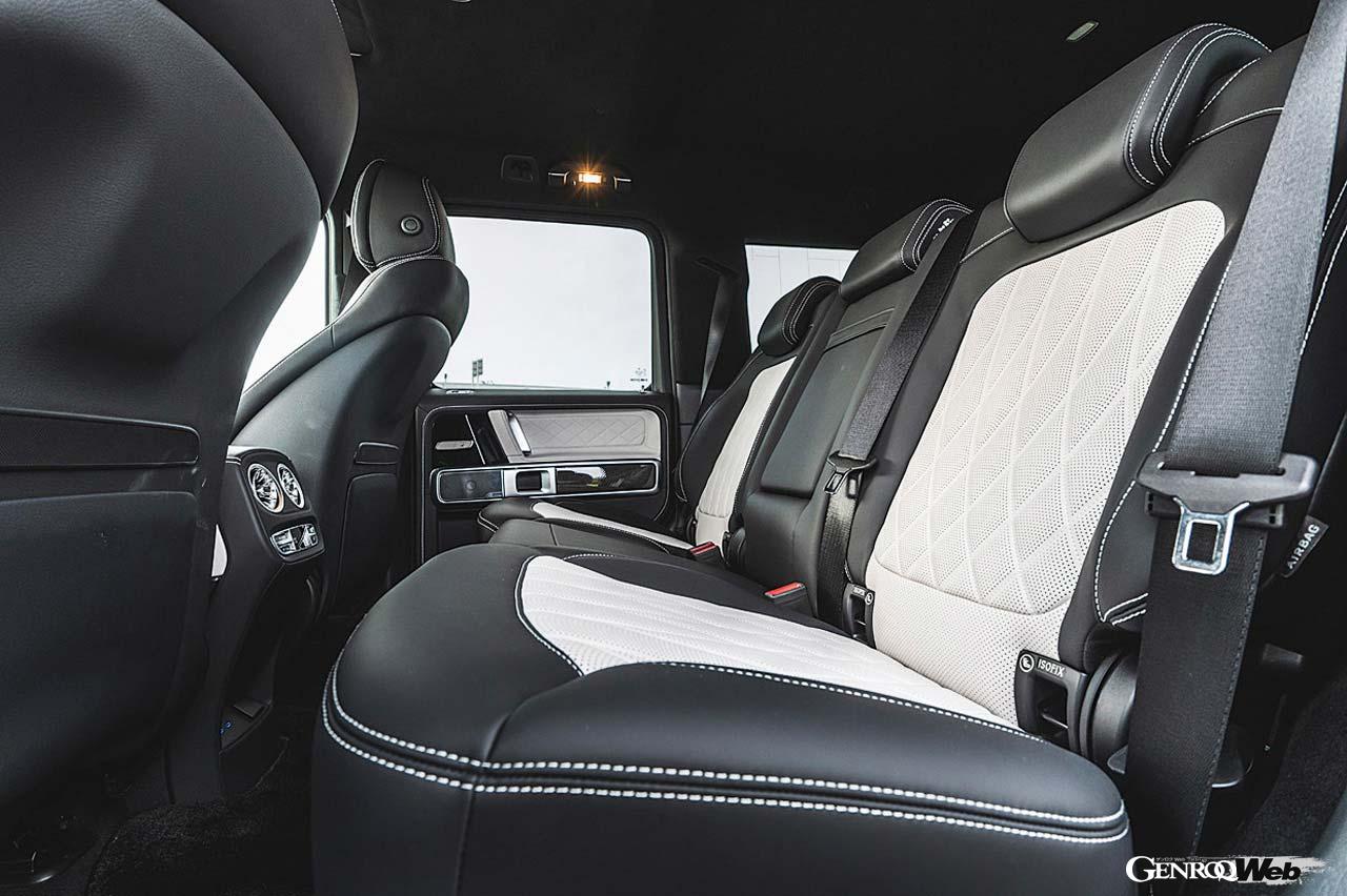 ダイヤモンドステッチが施された上質なナッパレザーシートを採用する。肌触りもよく、所有する喜びを満たしてくれるだろう。