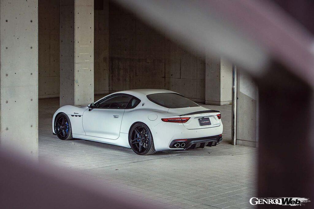 2022年に登場した2代目グラントゥーリズモ。マセラティ伝統の2+2クーペ(カブリオレ)だ。今作はICE(3.0リッターV6ツインターボ)以外にBEV(フォルゴーレ)を用意する。