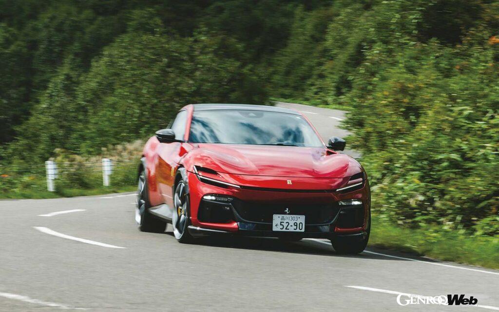 シャシーは完全に新設計で、下部はすべて高強度のアルミ合金製。さらにアッパーボディを最適化した結果、GTC4ルッソに比べねじれ剛性は30%、ビーム剛性は25%向上した。