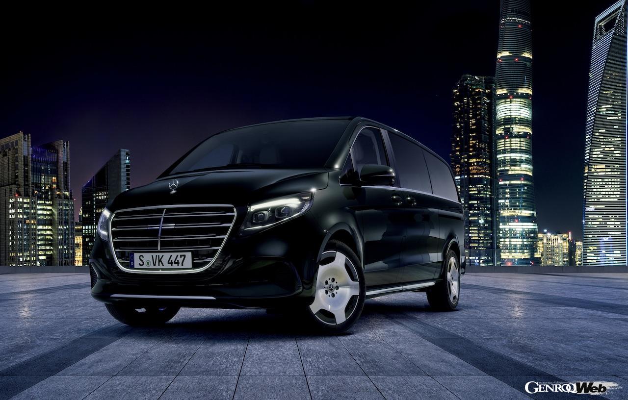 「メルセデス・ベンツ Vクラス」改良新型のエクステリア。
