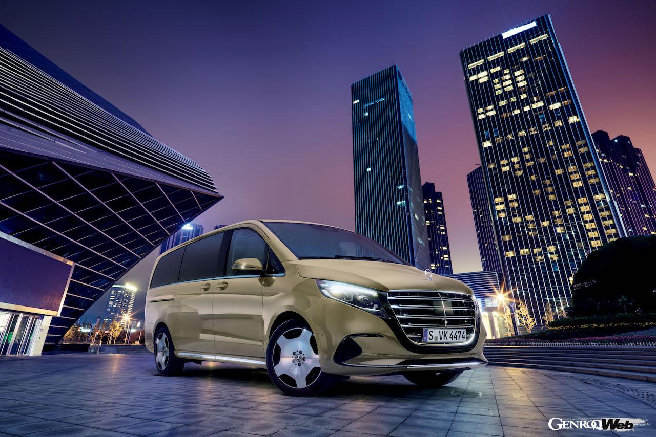 「メルセデス・ベンツ Vクラス」改良新型のエクステリア。