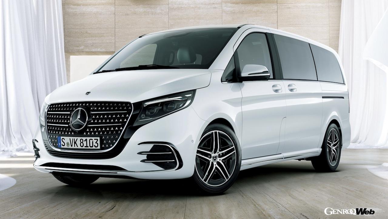 「メルセデス・ベンツ Vクラス」改良新型のエクステリア。