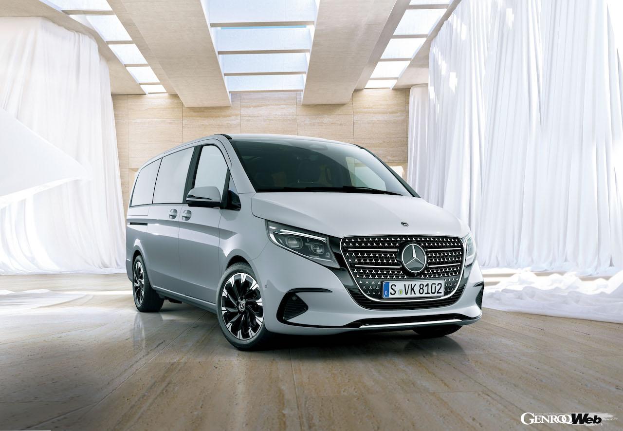 「メルセデス・ベンツ Vクラス」改良新型のエクステリア。