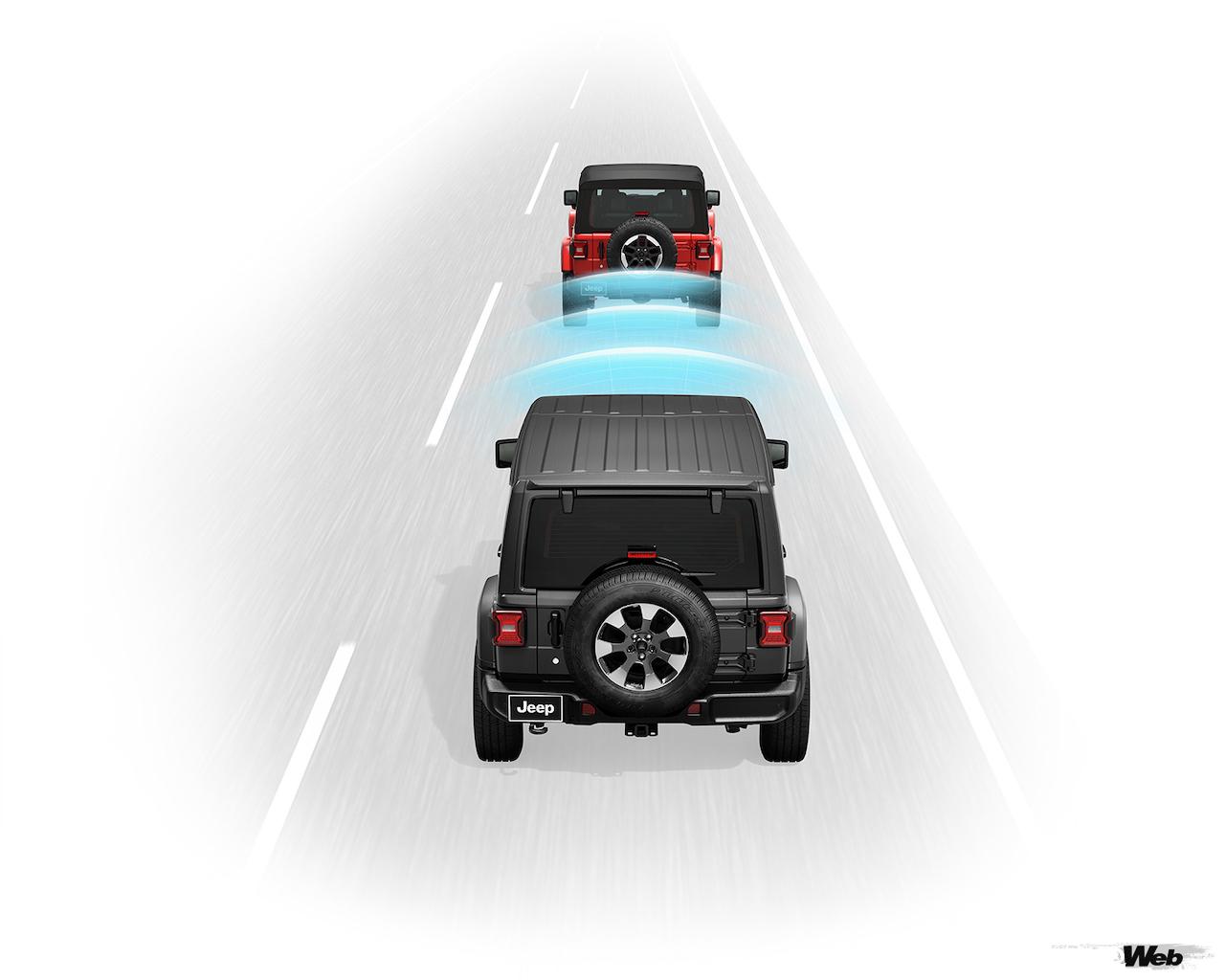 「ジープ ラングラー ルビコン（2ドア）」の安全装備。