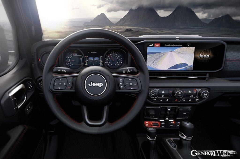 「ジープ ラングラー ルビコン(2ドア)」のインテリア。