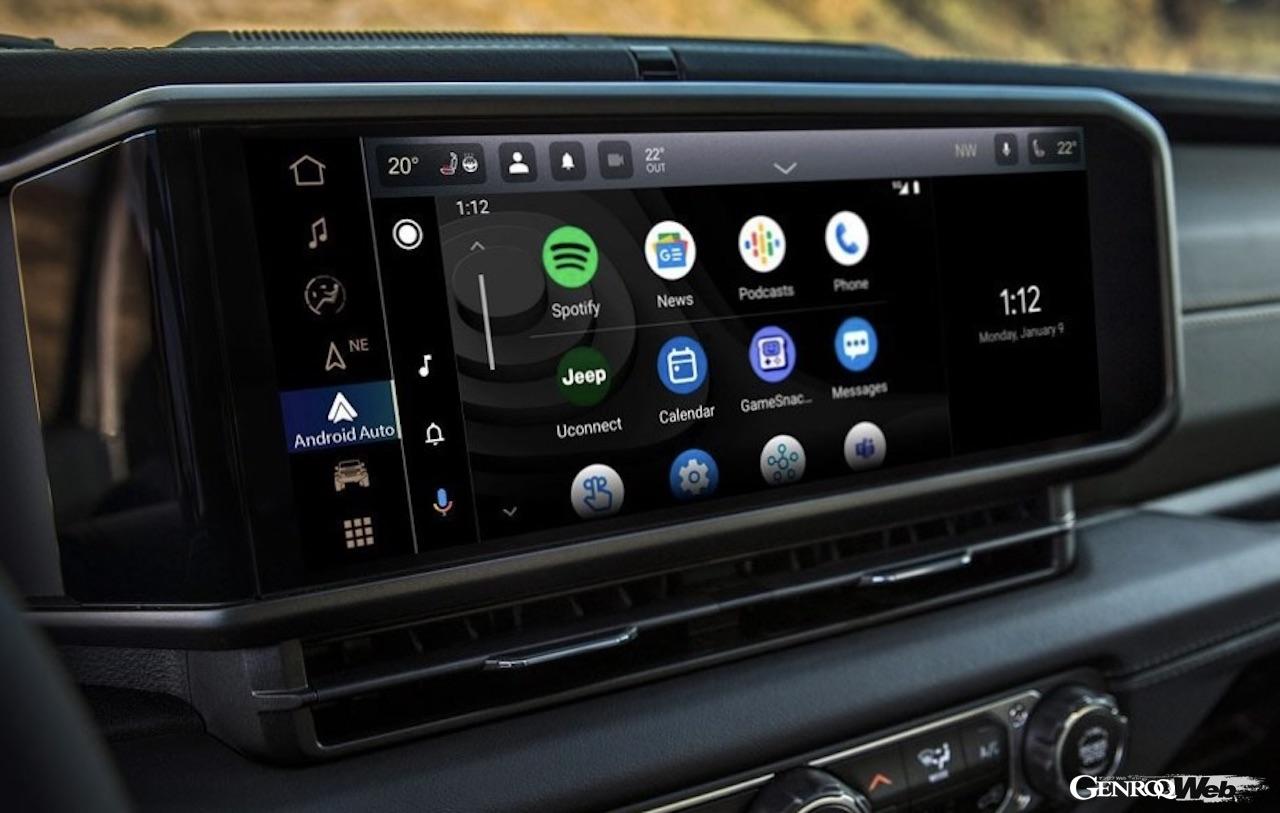 「ジープ ラングラー ルビコン（2ドア）」のインテリア。