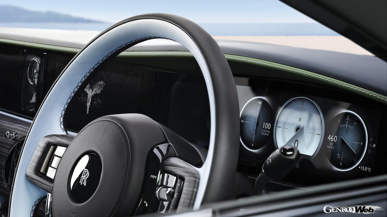 「ロールス・ロイス ゴースト エクステンデッド シリーズ II」のインテリア。