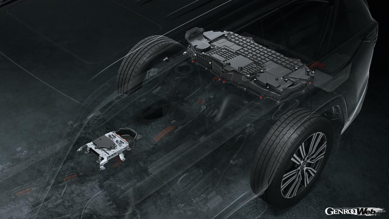 「レクサス LX700h」に導入された、ハイブリッドパワートレイン。