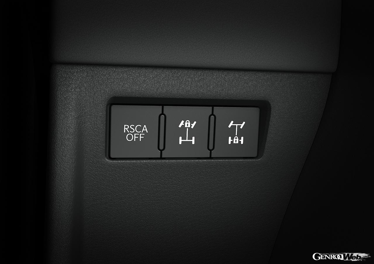 一部改良を実施し、新開発のハイブリッドパワートレインを搭載した「レクサス LX700h」のインテリア。