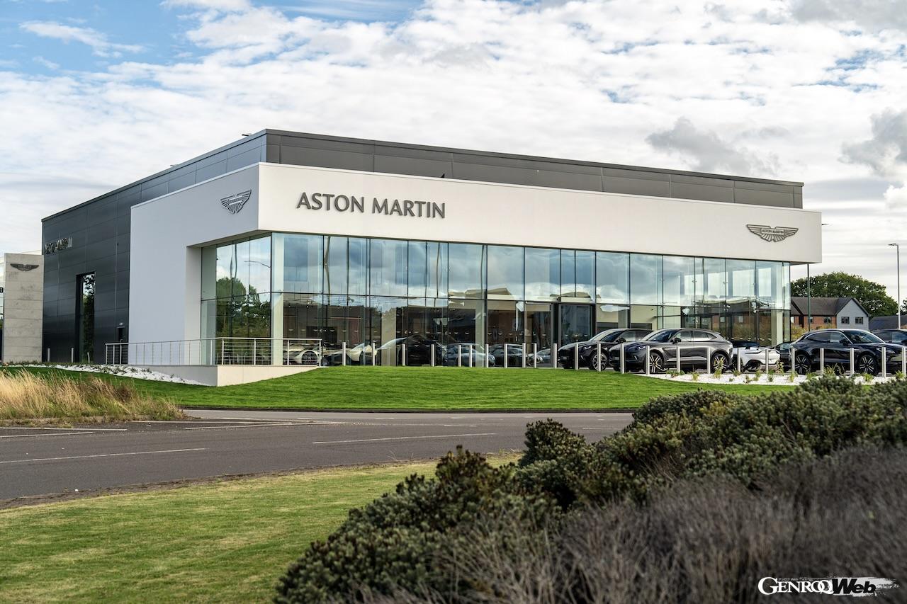 広大なスペースに、最新設備が整えられた「アストンマーティン・バーミンガム」。