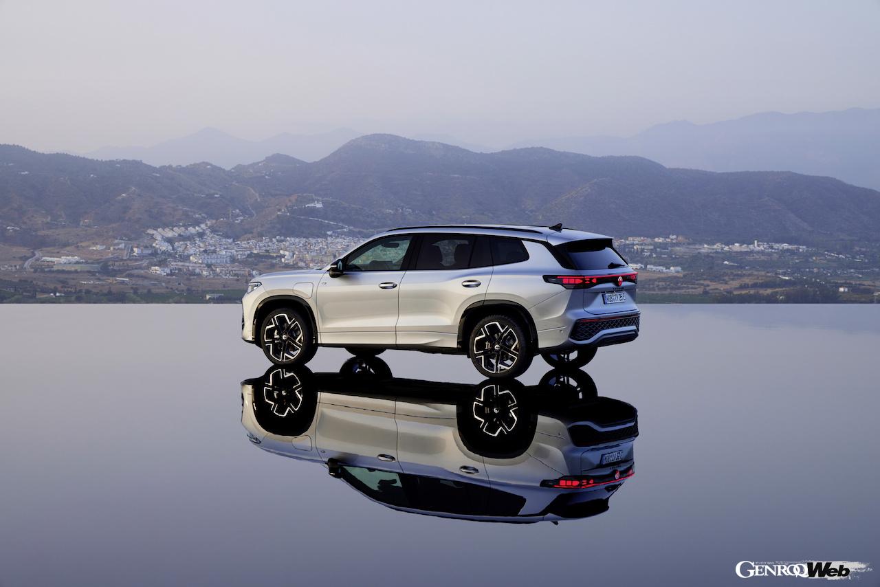 新型ミドルサイズSUV「フォルクスワーゲン タイロン」のエクステリア。