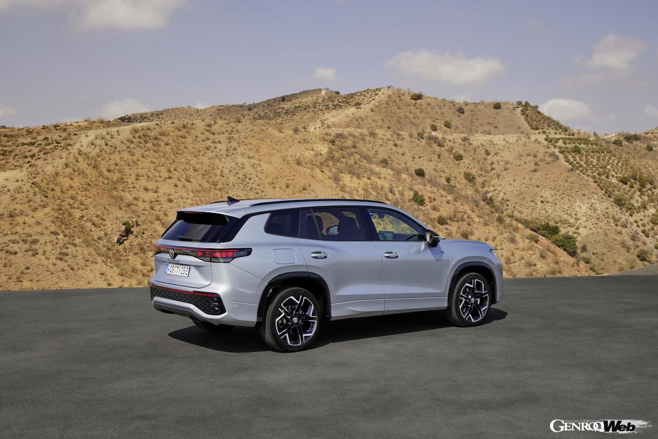 新型ミドルサイズSUV「フォルクスワーゲン タイロン」のエクステリア。