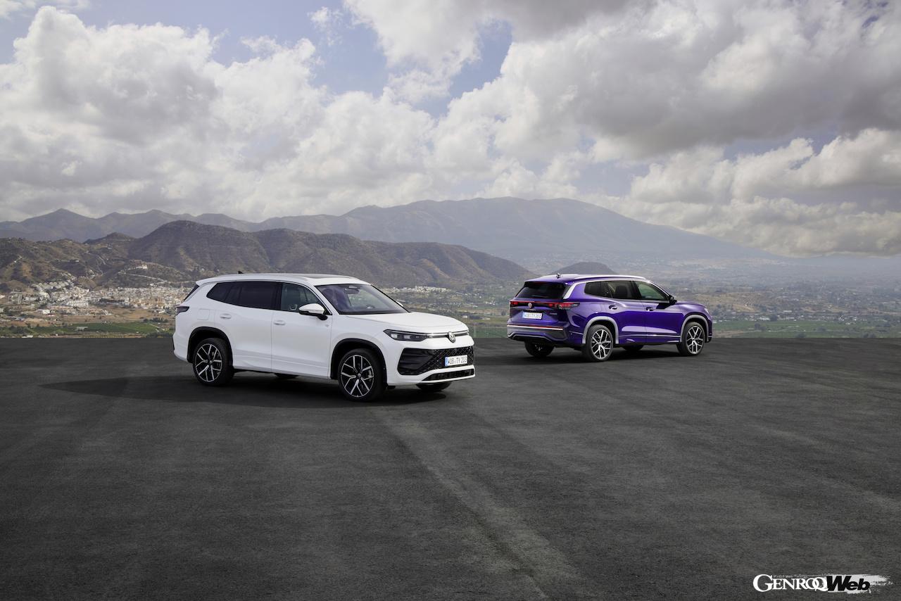 新型ミドルサイズSUV「フォルクスワーゲン タイロン」のエクステリア。