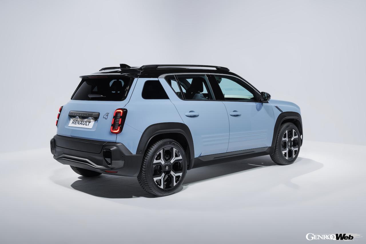 「ルノー 4 E-Tech エレクトリック」のラゲッジスペース