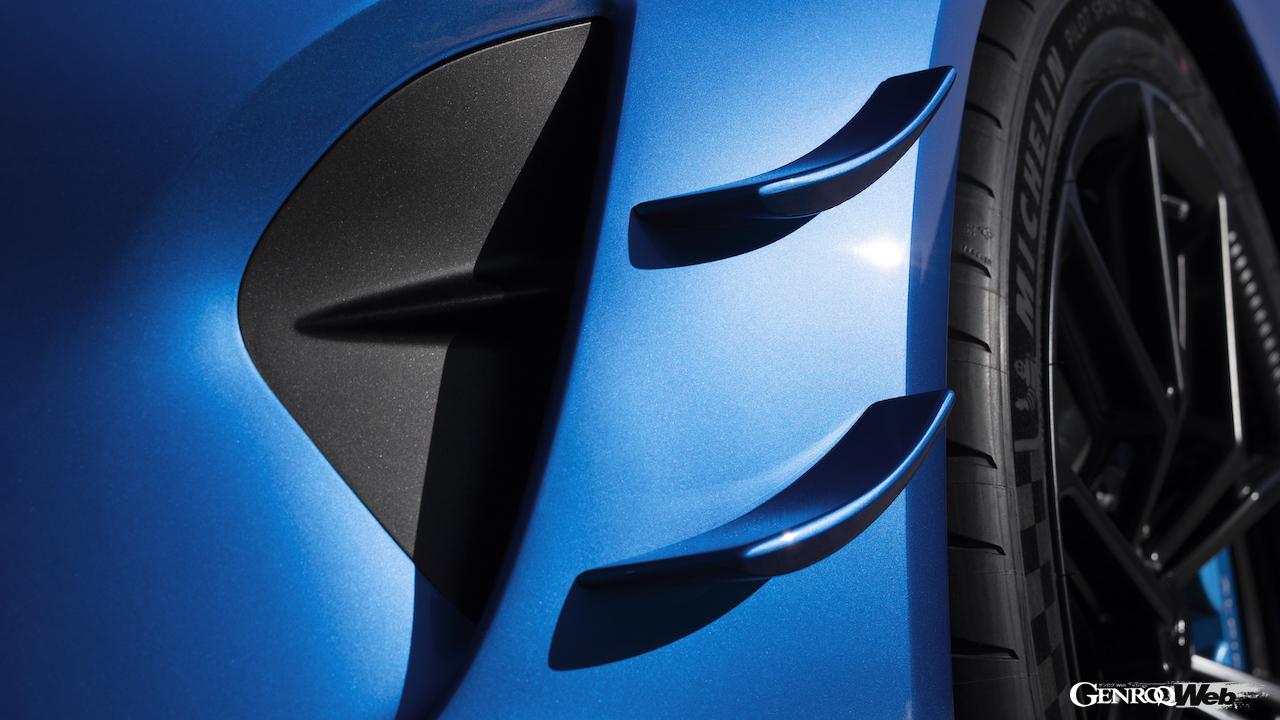 110台のみが限定販売される「アルピーヌ A110 R ウルティム」のエクステリア。