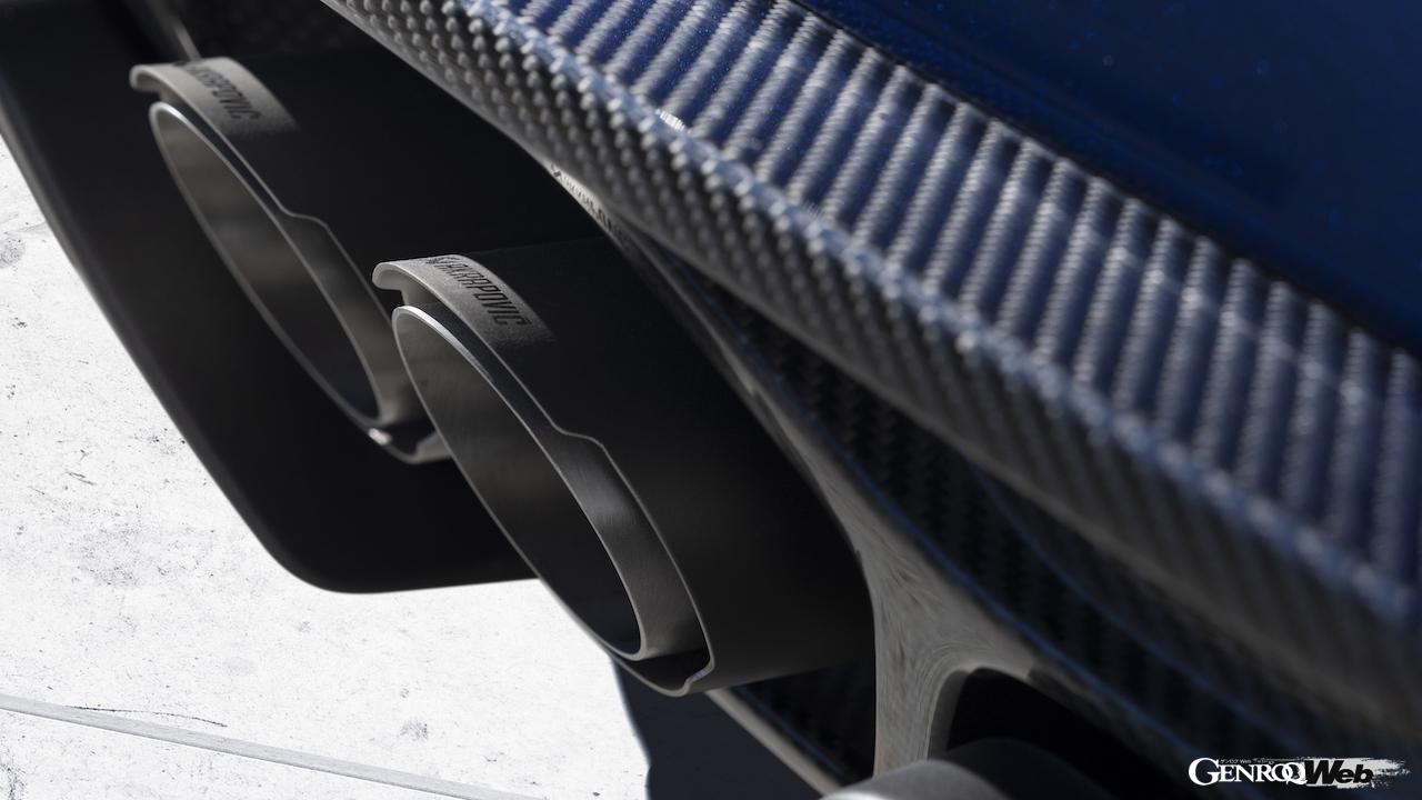 110台のみが限定販売される「アルピーヌ A110 R ウルティム」のエクステリア。