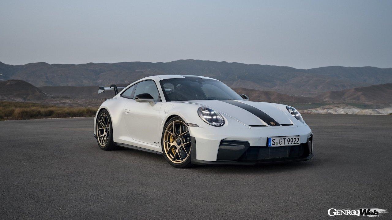 新型「911 GT3 ヴァイザッハパッケージ」のエクステリア。