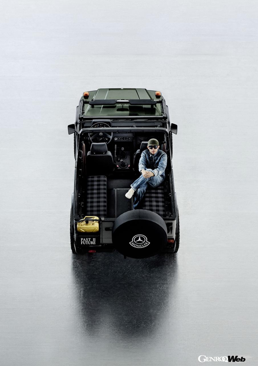 NIGOが手がけたアート作品、「メルセデス・ベンツ プロジェクト Gクラス パストII フューチャー」。