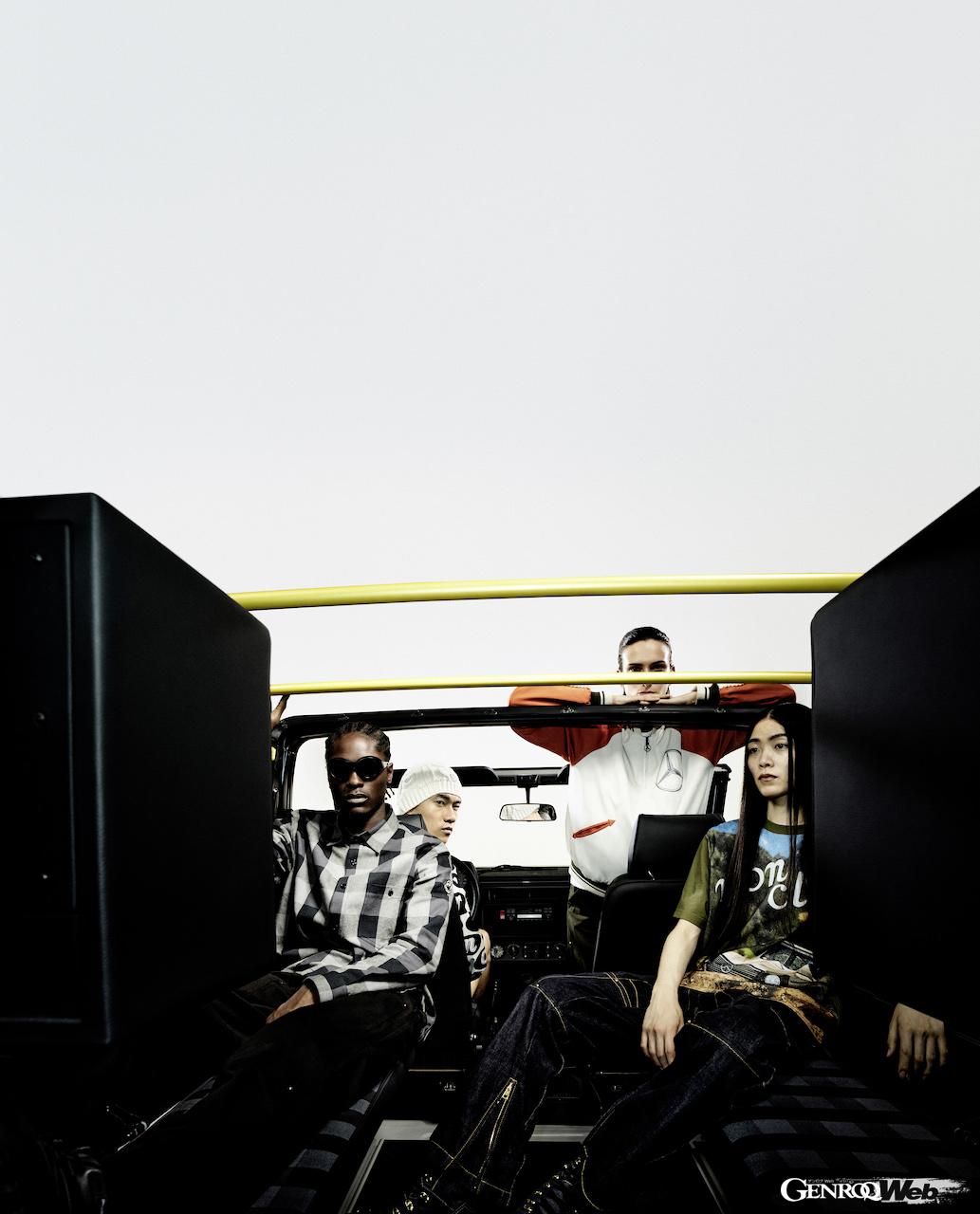 「メルセデス・ベンツ プロジェクト Gクラス Past II Future」のカプセルコレクション。