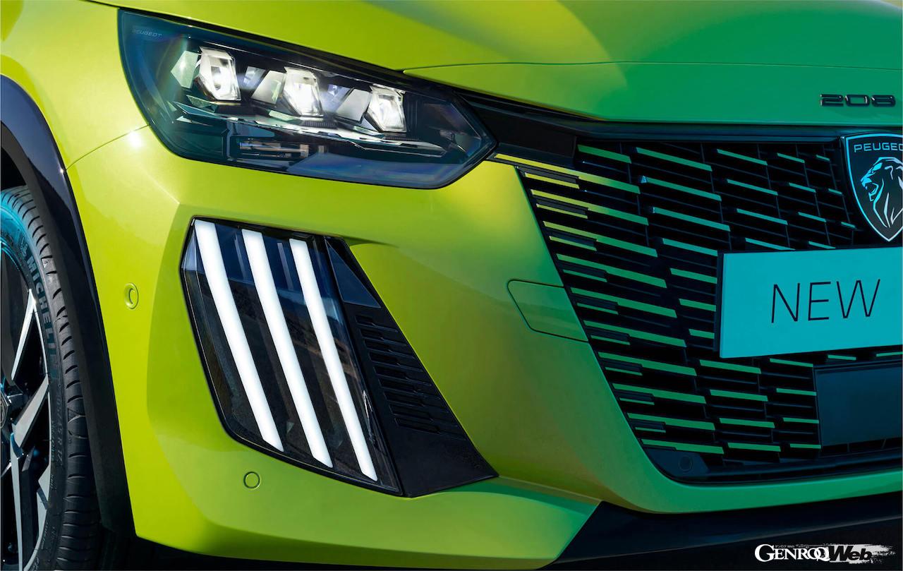 「プジョー 208」改良新型のエクステリア。