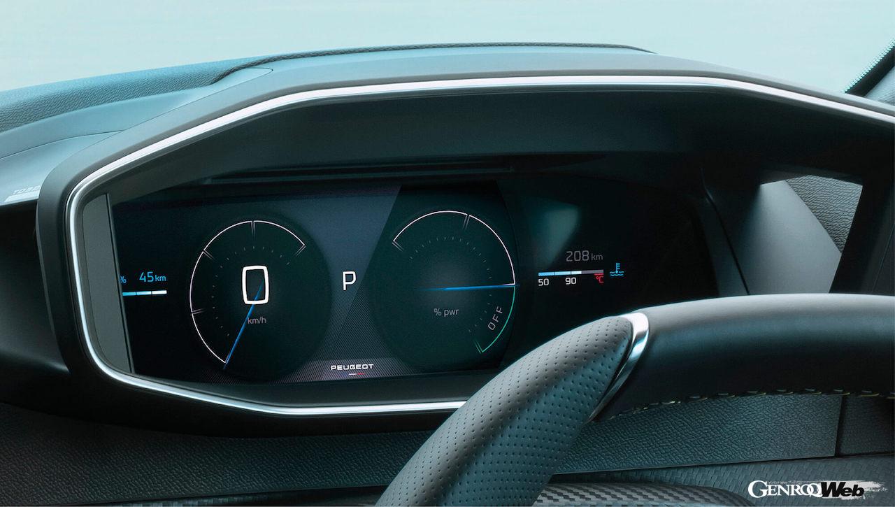 「プジョー 208」改良新型のインテリア。
