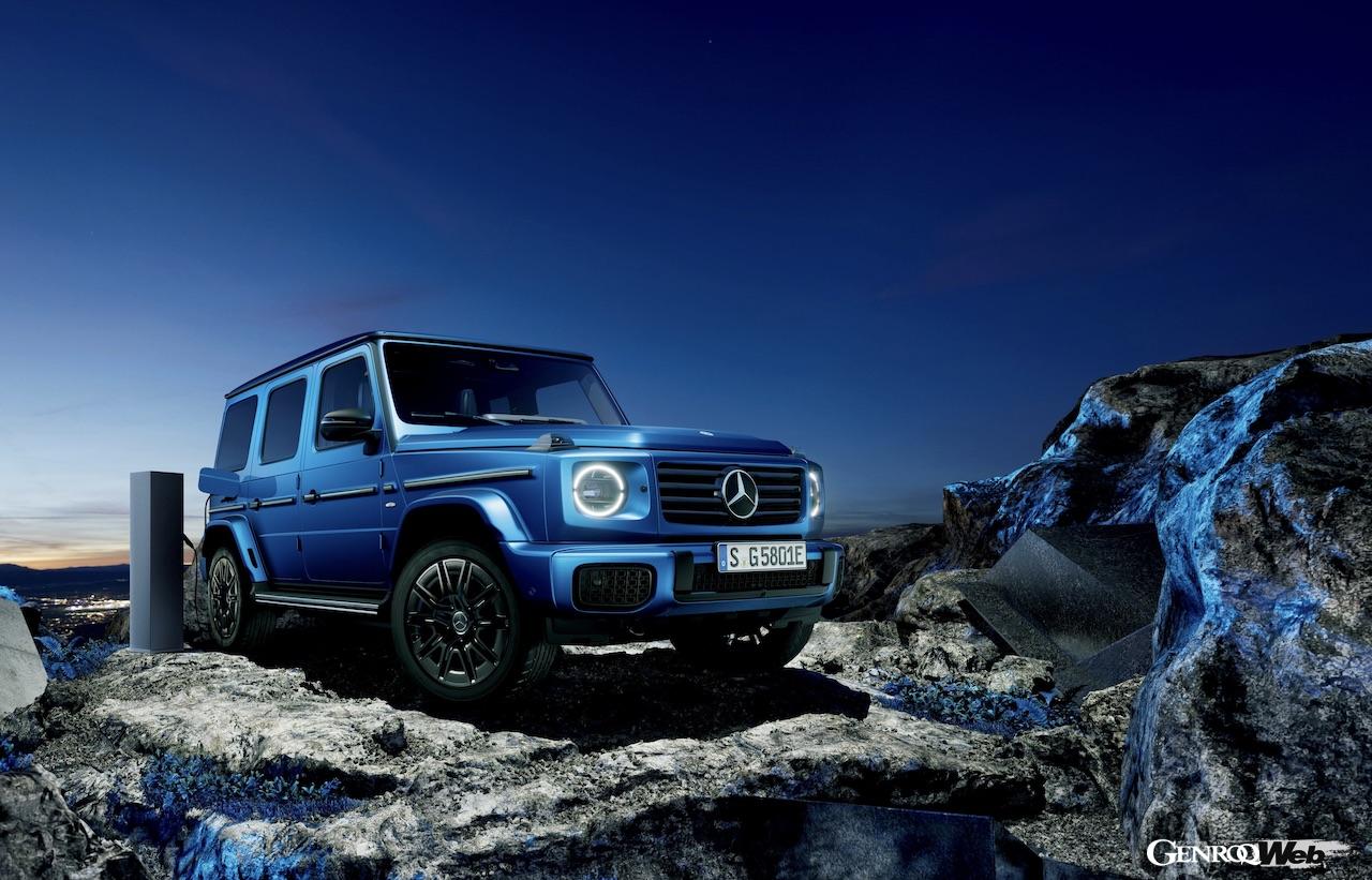 Gクラス初のフル電動モデル「メルセデス・ベンツ G580 with EQ テクノロジー」を日本に導入し、2024年11月からデリバリーを開始する。