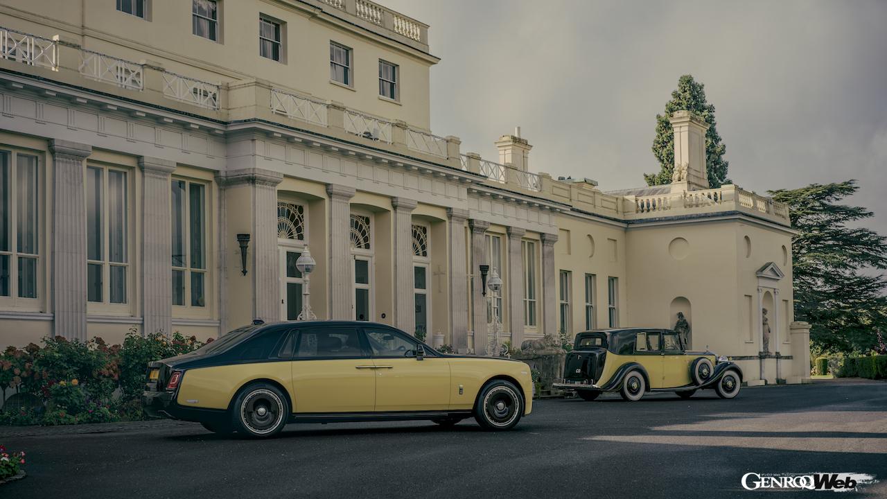ロールス・ロイス ファントム ゴールドフィンガーと、ロールス・ロイス ファントムIII セダンカ ド・ヴィル。