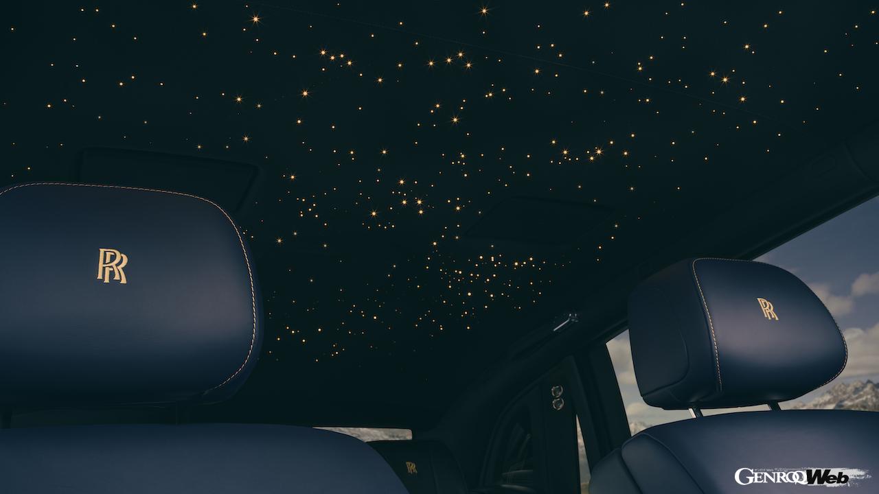 スターライト・ヘッドライナーは、1964年7月11日、スイスでの撮影最終日にフルカ峠上空に浮かんでいた星座を完璧に再現。