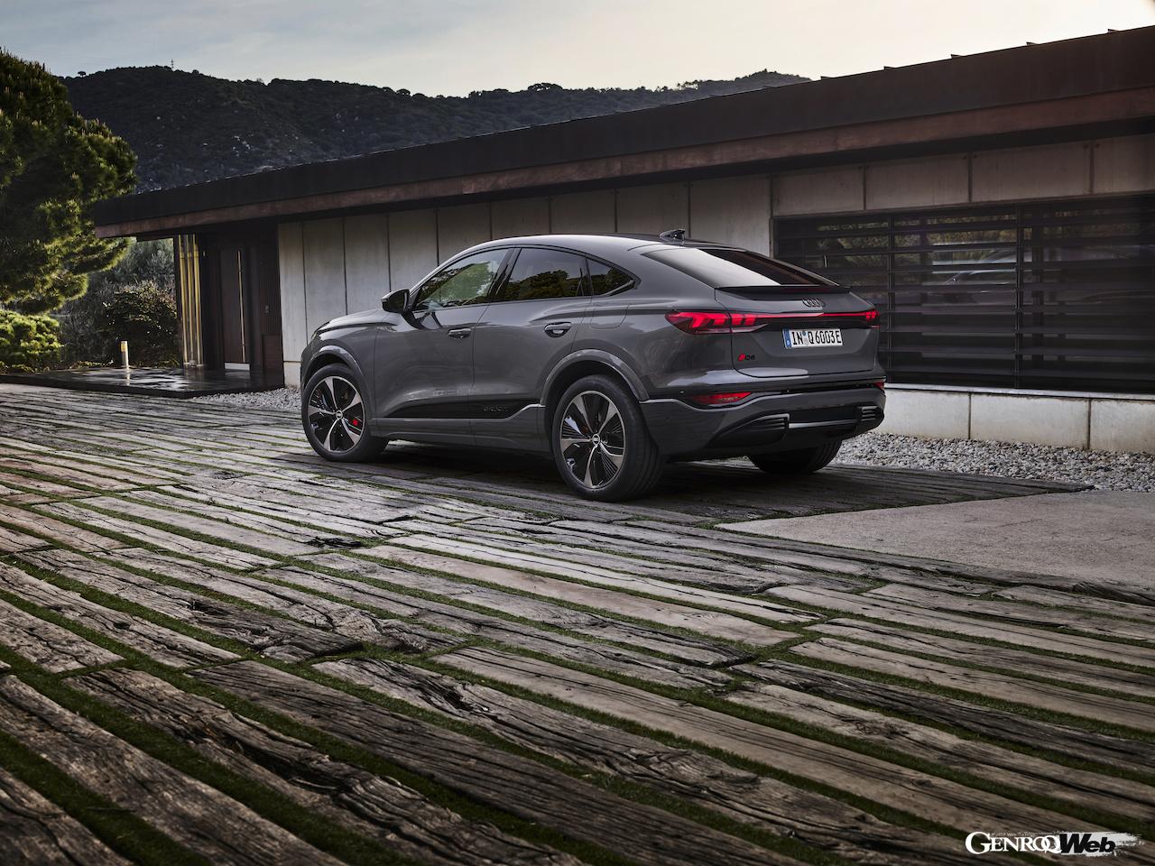 「アウディQ6 スポーツバック e-tron」のエクステリア。