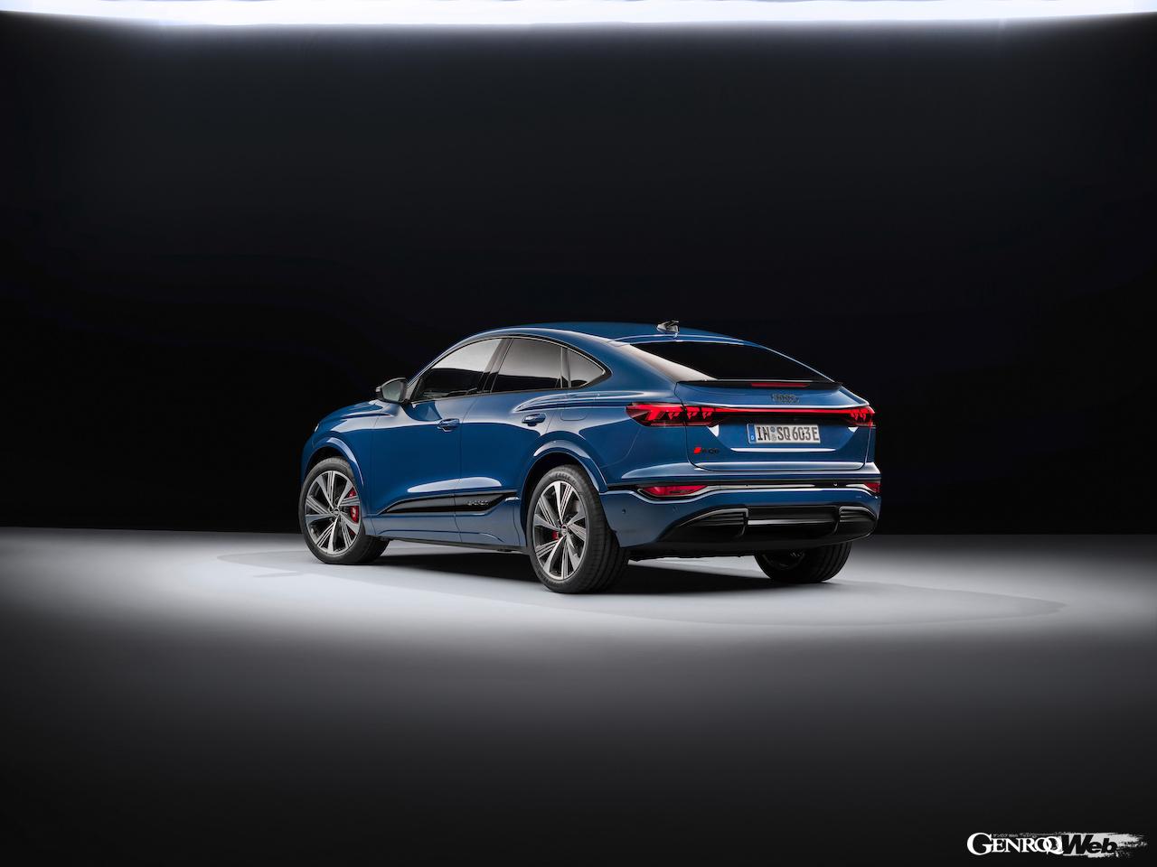 「アウディSQ6 スポーツバック e-tron」のエクステリア。