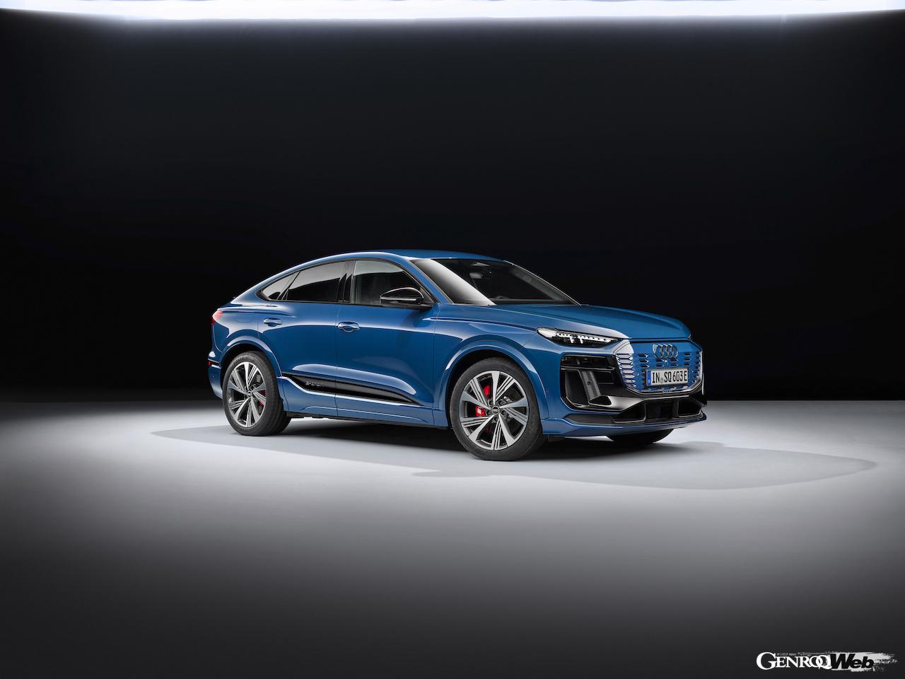 「アウディSQ6 スポーツバック e-tron」のエクステリア。
