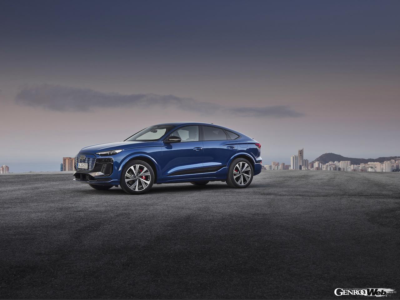 「アウディSQ6 スポーツバック e-tron」のエクステリア。