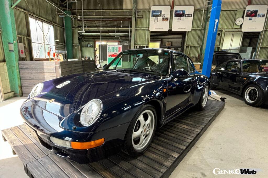 1997年式の993カレラS(ティプトロニック)。ワイドボディを持つ人気モデルだ。