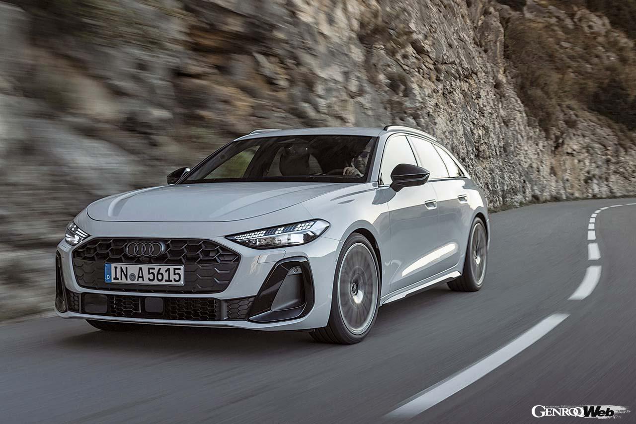 A5アバントTDIクワトロ。今回セダンとアバントの間で走りに関する違いはほとんど感じられなかった。実際、車両重量はセダンとアバントで15kg程度の差しかないのだ。