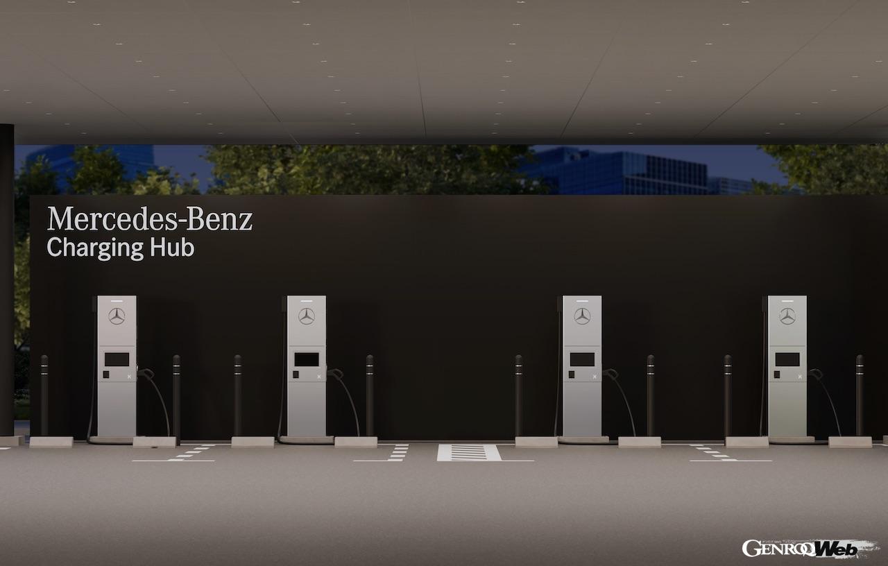 メルセデス・ベンツ・ハイパワー・チャージング日本が展開する、高出力の急速充電インフラ「HPC」。