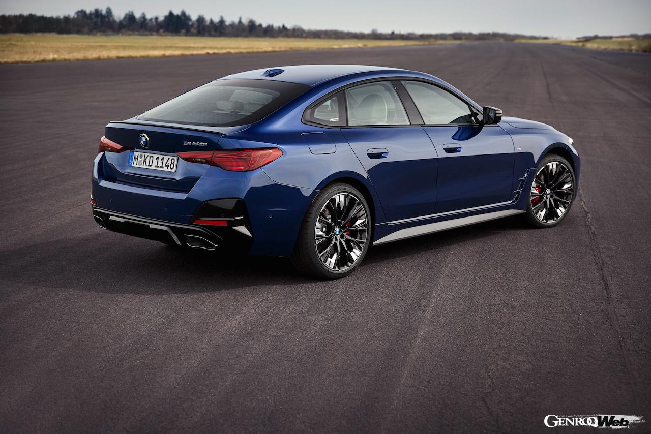 「BMW M440i グランクーペ」のエクステリア。