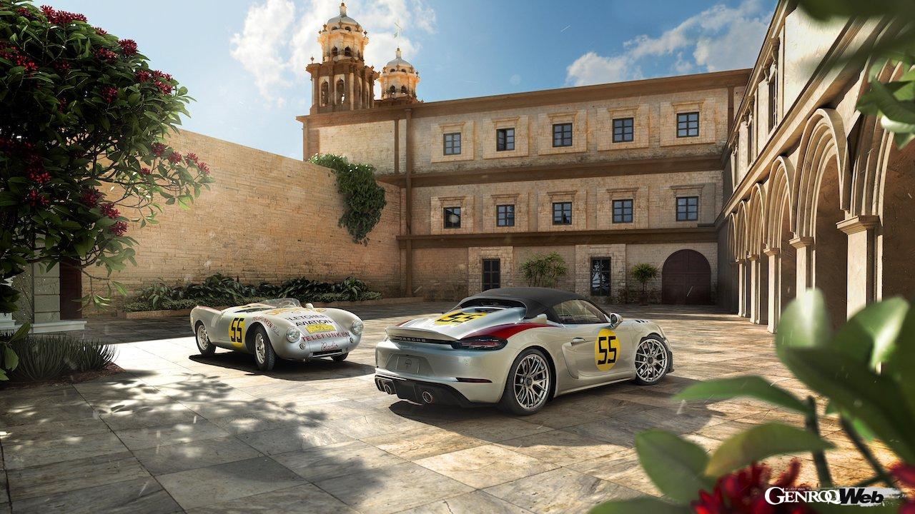 ポルシェ 550 スパイダーと、718 スパイダー RS パナメリカーナ スペシャル。