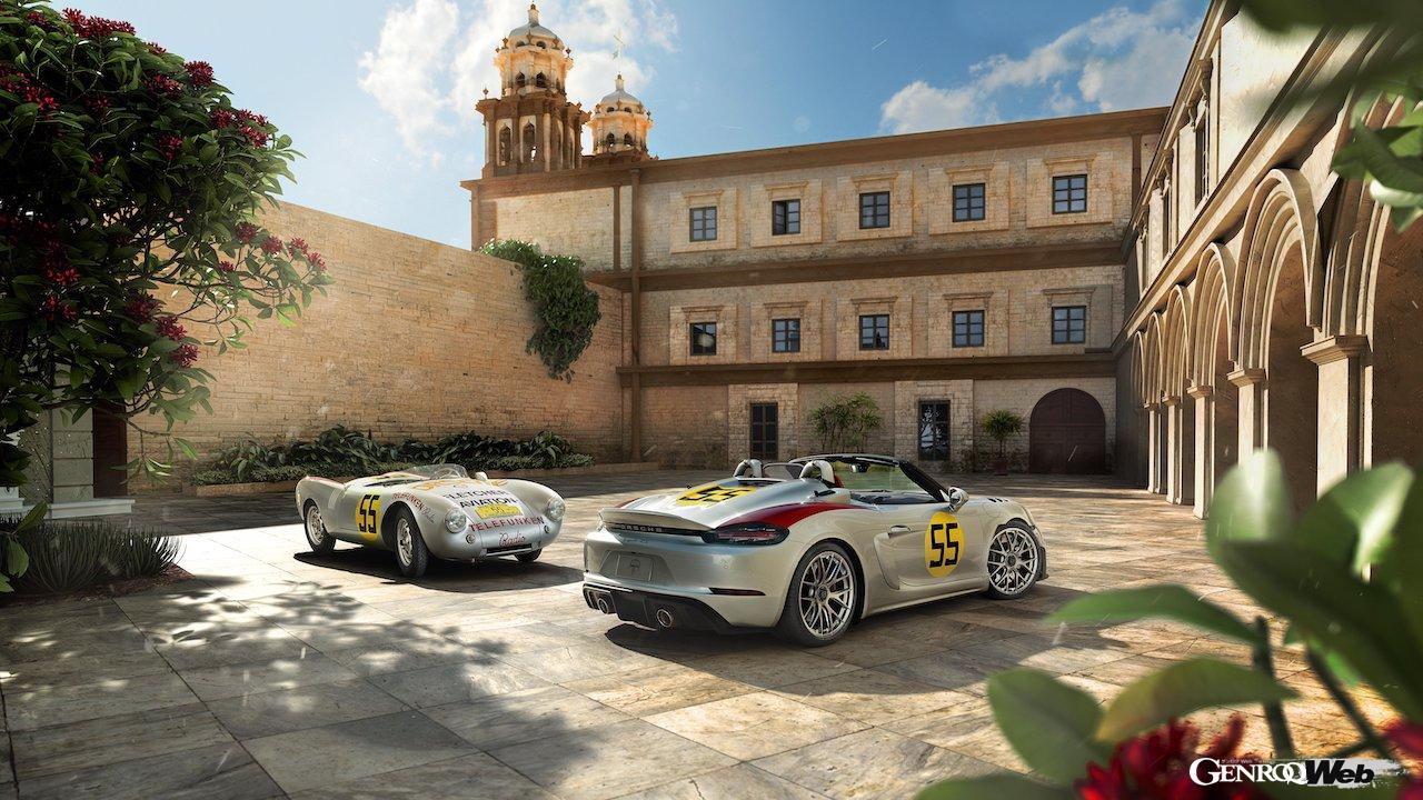 ポルシェ 550 スパイダーと、718 スパイダー RS パナメリカーナ スペシャル。