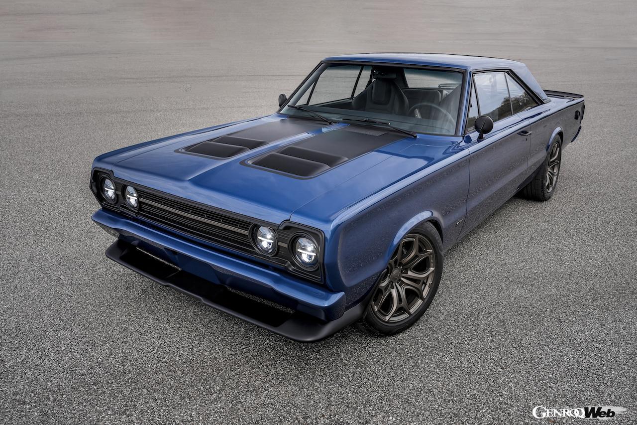 「1967 プリムス GT エレクトロモッド コンセプト」のエクステリア。