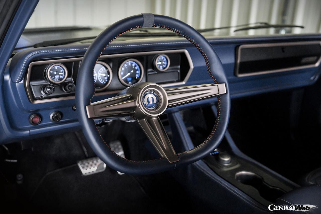 「1967 プリムス GT エレクトロモッド コンセプト」のインテリア。