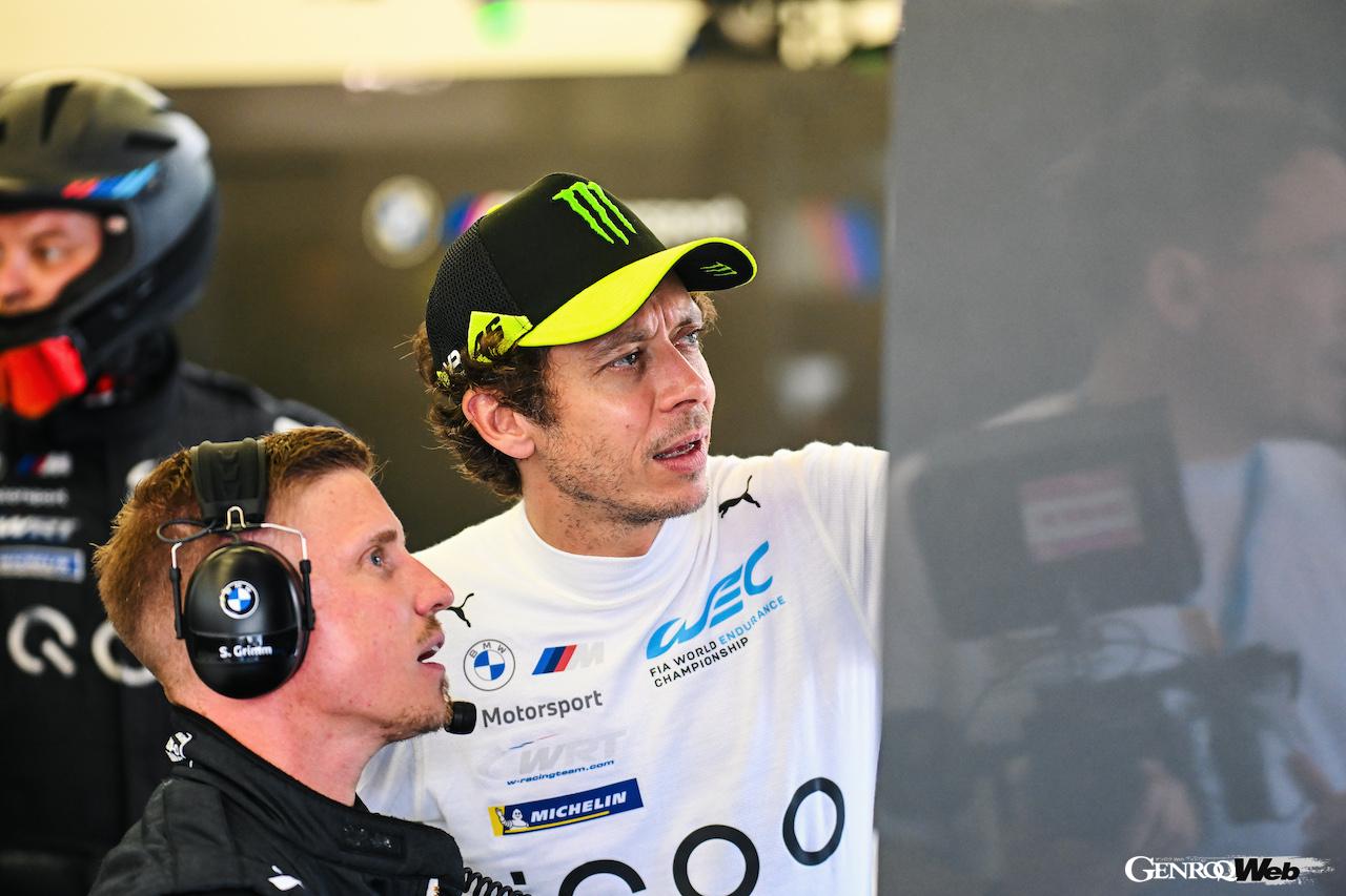 今回、初めてBMW M ハイブリッド V8でテストを行ったロッシは、そのパフォーマンスを大絶賛した。