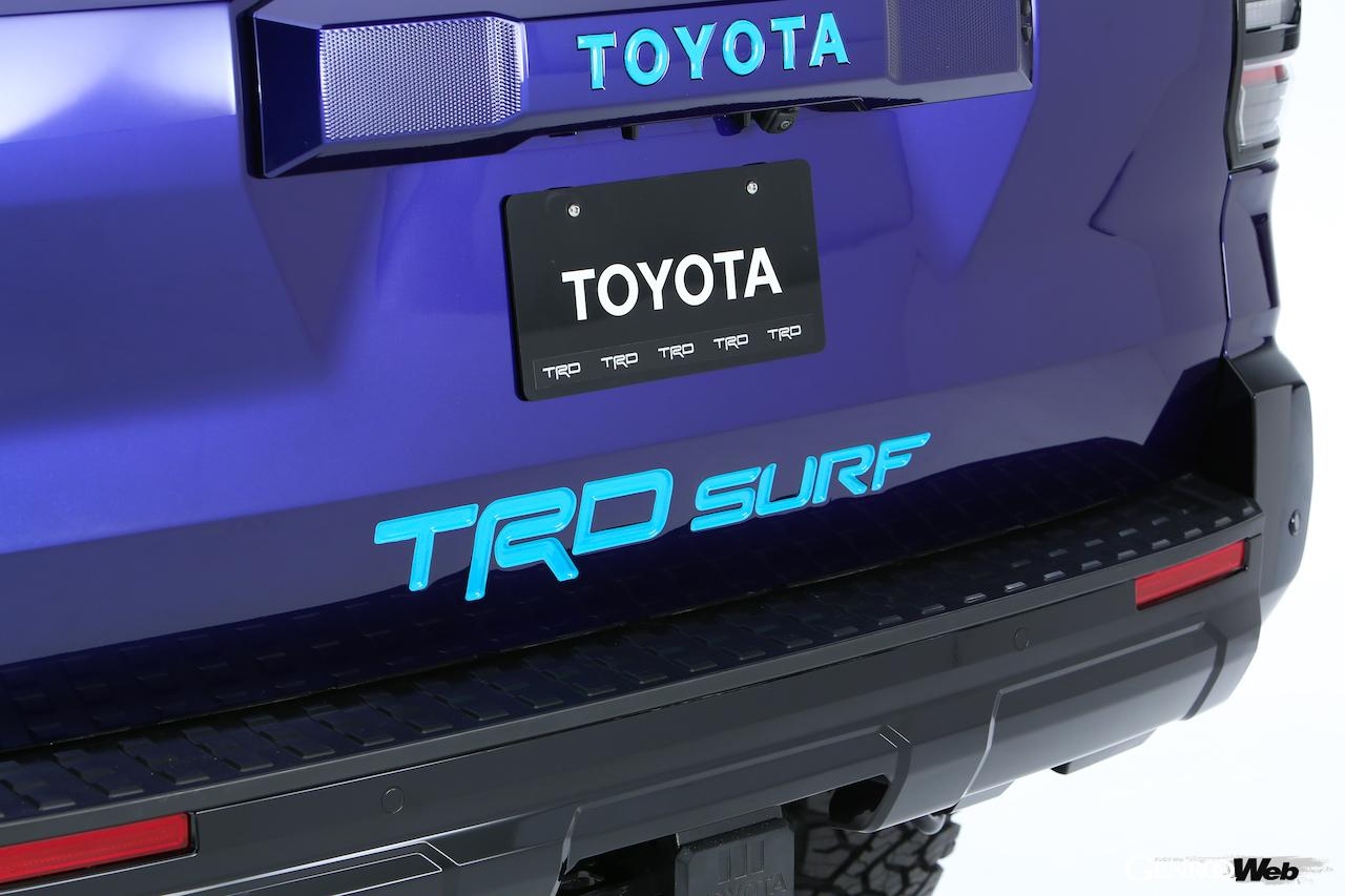 「トヨタ 4ランナー TRD サーフ コンセプト」のエクステリア。