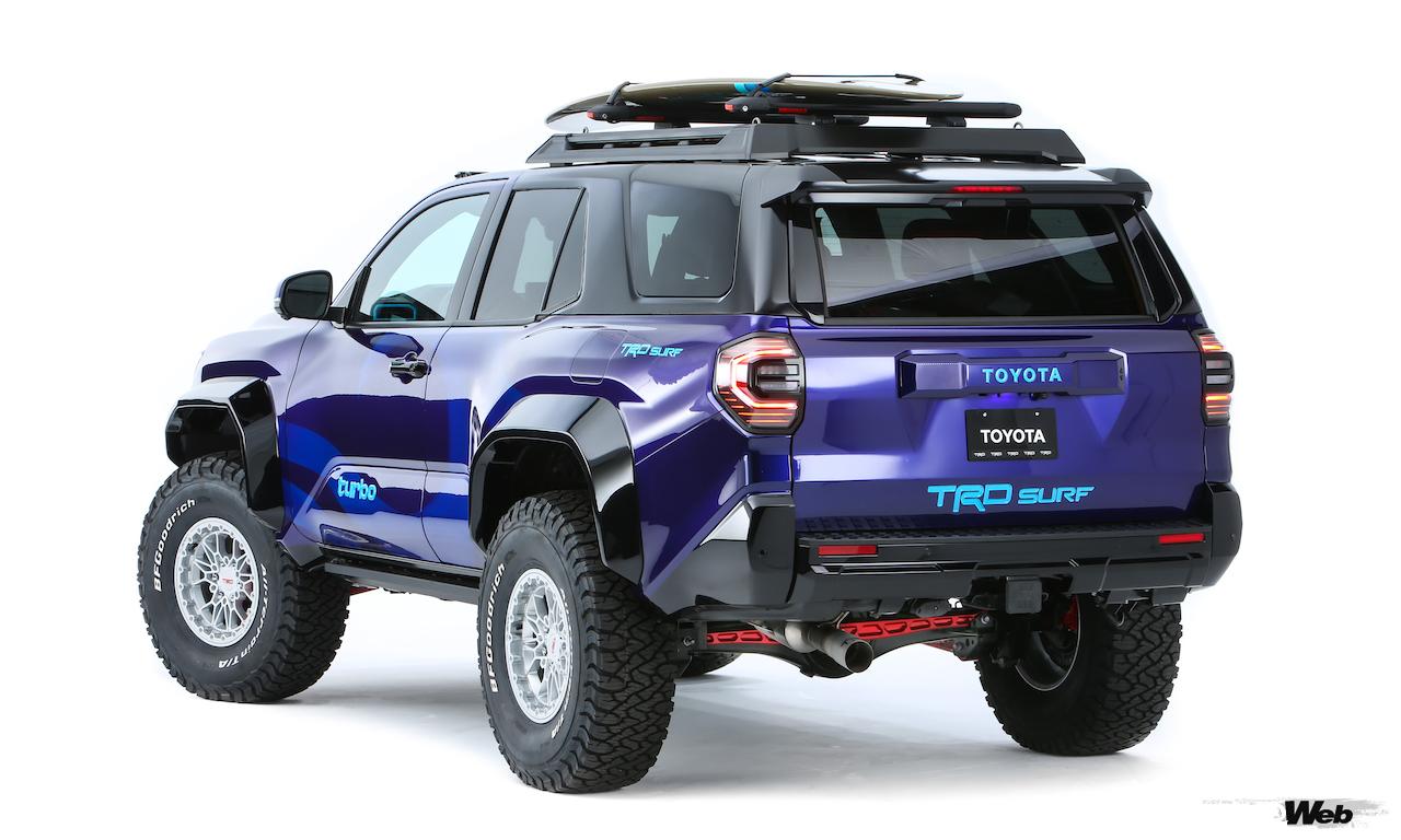 「トヨタ 4ランナー TRD サーフ コンセプト」のエクステリア。