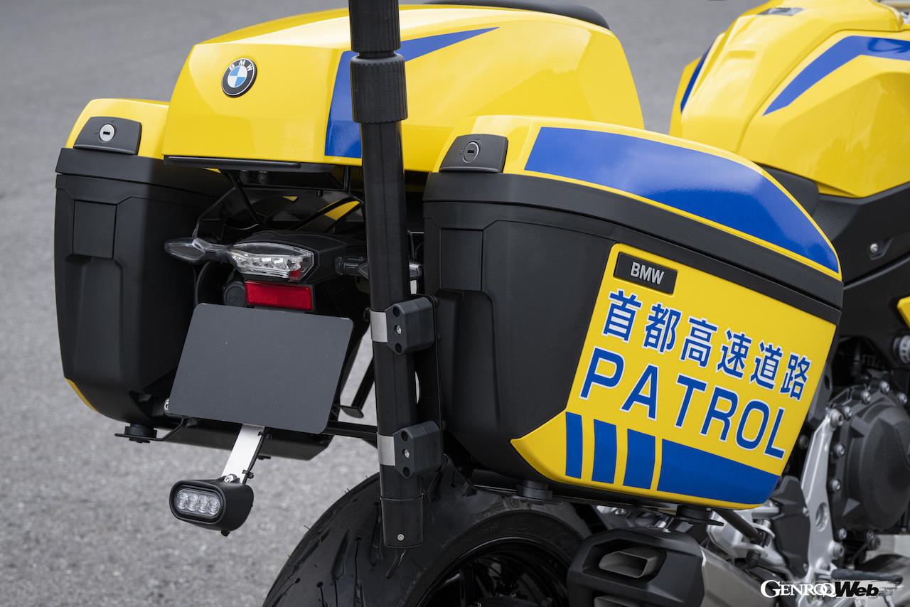 「BMW F 900 XR」の首都高速のパトロールバイク仕様。